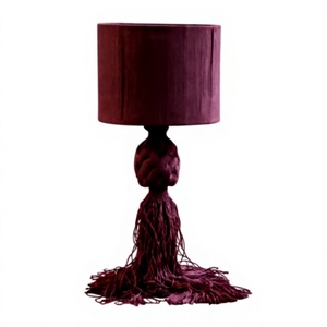 Lámpara Colgante Artesanal con Flecos de Colores, Lámpara de Mesa con Soporte, Tapiz de Macramé, Decoración de Pared, Arte para el Hogar, Decoración para Comedor - Product Image 2