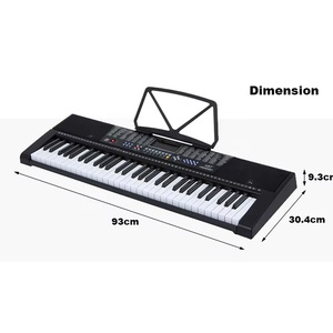 <span class=keywords><strong>Clavier</strong></span> de piano électronique 61 touches MK-2108 avec logo personnalisé pour étudiants, débutants et joueurs de musique - Product Image 2