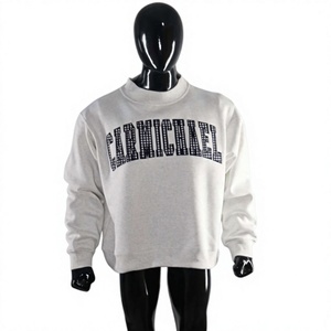 Sudadera de Cuello Redondo Carmichael para Hombre, Corte Regular, 100% Algodón Tejido, Estilo Casual, con Estampado de Letras en la Parte Delantera, Estilo Otoñal - Product Image 5