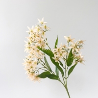 Bunga Gypsophila Sutra Buatan Tangkai Tunggal, Bunga Palsu untuk Dekorasi Pernikahan, Hotel, dan Rumah