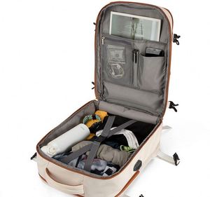 Sac à dos multifonctionnel imperméable en Oxford pour ordinateur portable avec port de charge USB intelligent et fermeture éclair, idéal pour les voyages - Product Image 2