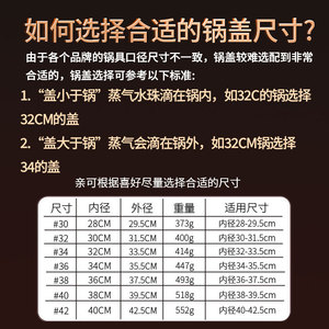 Tapa de olla de acero inoxidable con vidrio templado resistente al calor, transparente, para cocinar en la cocina, para ollas de sopa y caldos. - Product Image 5