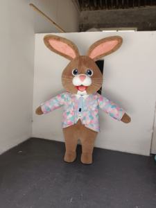 रेन्जो अनुकूलन योग्य कार्टून मधुमक्खी शुभंकर पोशाक हेलोलीन आउटडोर चलने योग्य फुलायोग्य प्लश सूट यूनिसेक्स - Product Image 4