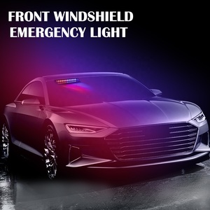 Luces estroboscópicas <span class=keywords><strong>LED</strong></span> superbrillantes <span class=keywords><strong>para</strong></span> <span class=keywords><strong>parabrisas</strong></span> delantero de coche, accesorios de emergencia <span class=keywords><strong>para</strong></span> automóvil, 12 luces <span class=keywords><strong>LED</strong></span> intermitentes de advertencia - Product Image 6