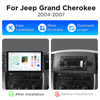 Radio para Auto Junsun de 9 Pulgadas con Android Carplay y Bluetooth, 1280*720, para JEEP Grand Cherokee 2004-2007, Reproductor Multimedia con GPS y Navegación