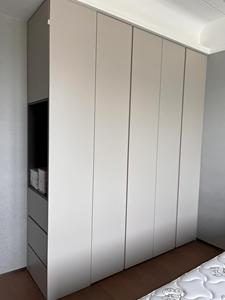 Armadio Moderno Convertibile in Legno con Pannelli, Altezza Regolabile, Portatile, Autoportante per Casa, Ospedale, Soggiorno - Product Image 4