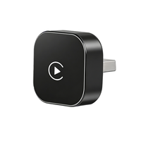 Adaptateur sans fil Mini USB-C CarPlay Android Auto 2-en-1, dongle filaire vers sans fil 2.4G 5.8GHz BT 5.0, Plug and Play universel