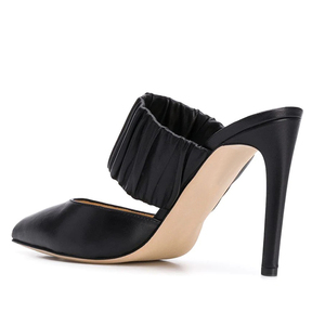 Zapatillas negras para mujer, zapatos puntiagudos, Stiletto, tacones altos, gran oferta - Product Image 4