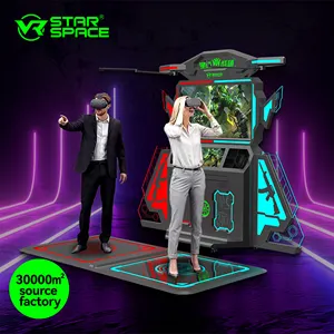 2.0 système audio VR multijoueur tir jeux immergés défi de tir stimuler les jeux pour le parc à thème de divertissement