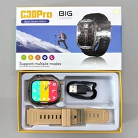 El más nuevo 2025 moda pantalla táctil completa BT Calling Fitness IP67 impermeable hombres buceo deportes reloj inteligente para hombres OEM ODM