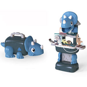 Kit médical à thème dinosaure Triceratops avec 37 accessoires, ensemble de jeu de rôle pour enfants, jouet de docteur pour anniversaire ou Noël - Product Image 1