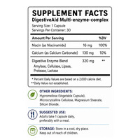 Capsules pour la santé intestinale des adultes OEM ODM, 30 unités - Complément enzymatique digestif, probiotiques, sans gluten, végétalien, santé intestinale