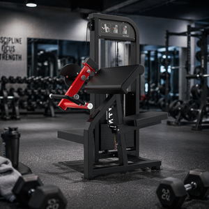 Máquina de curl de bíceps sentado ajustable de acero para entrenamiento de fuerza, equipo de gimnasio comercial - Product Image 6