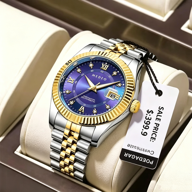 Best Fashion Casual Men's Watch Waterproof Calendar Luminous Quartz Wristwatch Business Luxury Stainless Steel Watch for Men