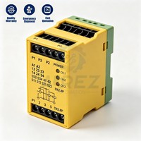 Relay Keamanan Original Baru 77606, Relay Keamanan 9P 77606 untuk Otomatisasi Keamanan, Kontak Terpandu Kekuatan, Bersertifikasi Keamanan