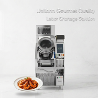 Machine à frire automatique autonettoyante T-Chef TC-40EA pour restaurants, économe en énergie, avec écran tactile numérique pour la cuisson