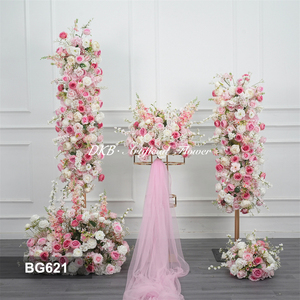 DKB Best Selling High Quality White Pink Silk Rose Flowers Arrangement Handmade Long Lasting Artificial Graduation <b>Easter</b> - Product Image 3