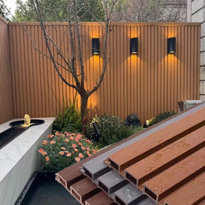 Bền ngoài trời WPC hàng rào Bảng điều chỉnh chống ẩm trang trí tường Ốp cho ngoài trời không gian sống - Product Image 1