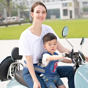 POLKA TOTS Harnais de sécurité pour enfant à deux roues/<span class=keywords><strong>moto</strong></span> avec porte-bébé réglable pour tout-petit bébé enfants - Product Image 3