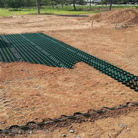 Grille de plantation en briques pour pelouse de jardinage paysager, pour la décoration extérieure, l'aménagement paysager des pentes et des parkings