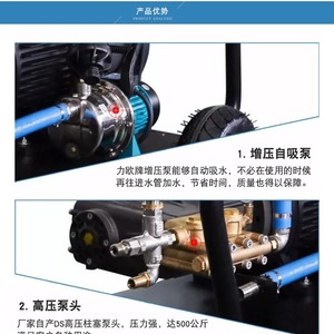 High Pressure Cleaner KQ 2150 Gasoline Powered Adjustable Pressure 50 Bar For Industrial Use - Product Image 3