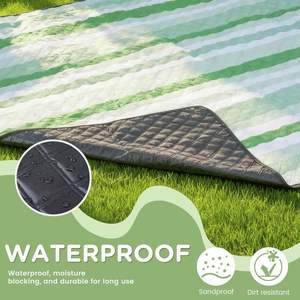 <b>Mat</b> Outdoor Picnic Extra Large Waterproof Wear Corrosion Resistant for and Washable <b>Beach</b> Blanket - Product Image 4