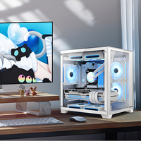 Nuevo producto Micro ATX Gaming Case con torre de vidrio templado Mini ITX Case PC Case