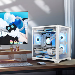 Nuevo producto Micro ATX Gaming Case con torre de vidrio templado Mini ITX Case PC Case - Product Image 5