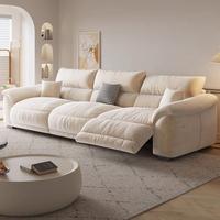 Canapé modulaire multi-niveaux avec appui-tête réglable, revêtement en tissu, pour villa, appartement, mobilier design