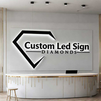 Dropshipping Panneau Publicitaire Lumineux à LED Rétroéclairé 3D sur Mesure pour Extérieur, Enseigne de Logo d'Entreprise pour Usage Décoratif