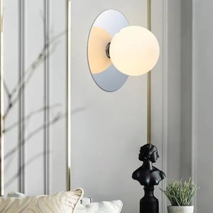 Lámpara de Pared LED Circular Moderna, Minimalista, Estilo Nórdico, para Sala de Estar, Dormitorio, Entrada - Product Image 3