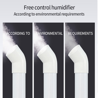 Humidificateur industriel électrique à ultrasons 16L, production de brume 3kg/h, machine à brume OEM ABS, silencieux 36dB, portable