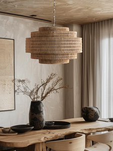 Cổ Điển Nhật Bản Phong Cách Cho Khách Sạn Nhà Hàng Yên Tĩnh Phong Cách Mây Đèn Cho Trà Phòng Treo Cài Đặt Đèn Chùm - Product Image 3