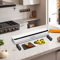Machine de scellage sous vide alimentaire électrique miniature pour la maison, en plastique, avec une largeur de scellage jusqu'à 30 cm