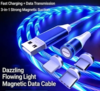 Cable de Alimentación Magnético USB Tipo C Micro Integrado con LED de 1, 2 y 3 Metros, TPE, 2.1A, Superventas