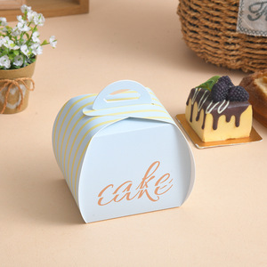 Caja Redonda Portátil Desechable de Papel para Hornear, para Empacar Alimentos, Pasteles en Rodajas y Galletas - Product Image 5