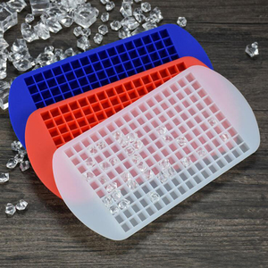 Bandeja para cubitos de hielo de grado alimenticio, molde cuadrado pequeño para cocina, 160 cavidades - Product Image 6