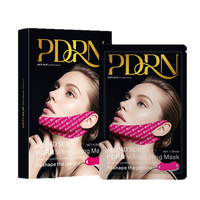 Masque en tissu hydratant et raffermissant personnalisé pour la beauté coréenne, au collagène, peptide de venin de serpent, lifting double menton et ligne V, masque facial PDRN