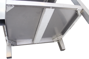 VICTORY Évier de cuisine à une cuve en acier inoxydable avec plinthe 30% de réduction pour hôtels et restaurants - Product Image 5