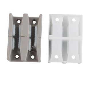Xin Jieliang Glass Door Limiter <b>Plastic</b> Rectangle Wall Mount Bathroom <b>Sliding</b> Door Stopper Easy Installation Minimalist Design - Product Image 3
