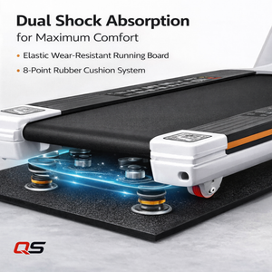 Tapis roulant domestique QS-3460 avec écran LCD de 7 pouces, moteur de 3 CV, USB, MP3, inclinaison de 0 à 15 % et 24 programmes - Product Image 3