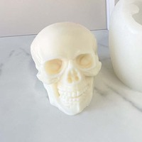 Neuheit Benutzer definierte Halloween Oster ferien Bars Coole menschliche Form Kerze Gothic Duft kerzen für Partys