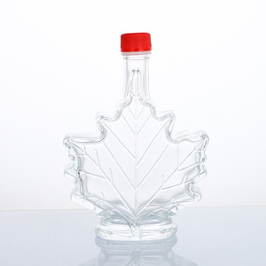 Mini petite bouteille vide personnalisée de 100ml 250ml sirop de feuille d'<span class=keywords><strong>érable</strong></span> bouteille en verre rhum <span class=keywords><strong>gin</strong></span> 3oz 8oz whisky vin liqueur bouteille avec couvercle - Product Image 4