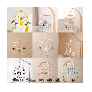 <span class=keywords><strong>Mobile</strong></span> musical islamique PDZ1620 pour berceau, motif animaux marins, en feutre, décoration de chambre d'enfant et jouet musical Coran, pour garçons et filles - Product Image 1