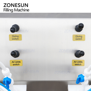 Máquina Llenadora de Latas de Bebidas, Jugos y Cerveza ZONESUN ZS-CF2A de Escritorio, Semiautomática, Totalmente Neumática, de 2 Cabezales, con Anilla - Product Image 4