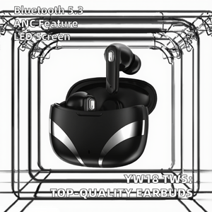 Yw18 TWS V5.4 Chất Lượng Cao Đúng Không Dây Stereo Earbuds In-Ear Tiếng Ồn Hủy Bỏ Tai Nghe <span class=keywords><strong>LED</strong></span> Điều Khiển Cảm Ứng Cho Thể Thao Chơi Game - Product Image 2