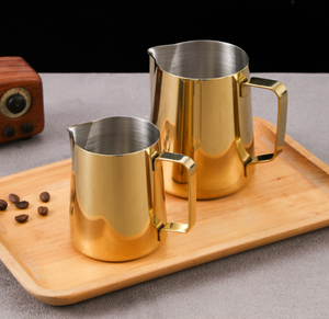 Jarra de Leche Plateada Personalizada DFJ1208, Jarra para Espumar Café para Viajes, Campamentos, Hogar, Restaurantes, Hoteles y Cafeterías - Product Image 5