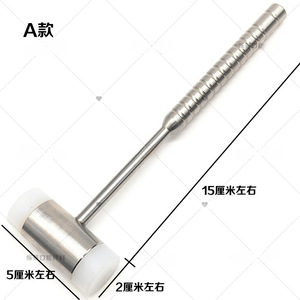 Martillo dental Sowdane de acero inoxidable 304 con almohadillas para instrumentos de cirugía de implantes - Product Image 2