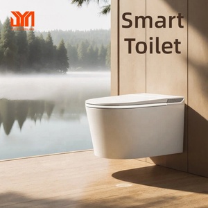 <span class=keywords><strong>Toilette</strong></span> intelligente murale avec <span class=keywords><strong>chasse</strong></span> <span class=keywords><strong>d</strong></span>'<span class=keywords><strong>eau</strong></span> et séchage intégrés, réservoir <span class=keywords><strong>d</strong></span>'<span class=keywords><strong>eau</strong></span> intégré, drainage mural suspendu pour lavabo et salle de bain - Product Image 3