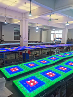 Las Luces LED RGBW de 200W Más Populares para Escenarios, Luz Blanca Cálida de Alto Brillo para Teatro, DJ, Espectáculos y Conciertos